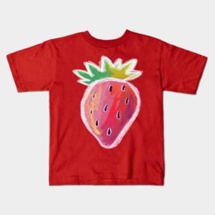 Pastel Strawberry Kids T-Shirt